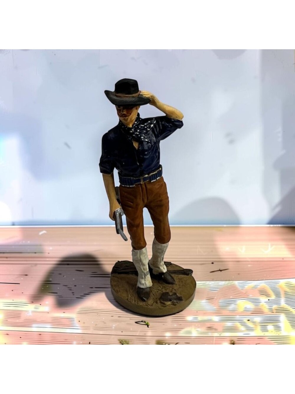 1898 Rough Riders Spanish American War Soldier Metal Figurine By AMHS 1983